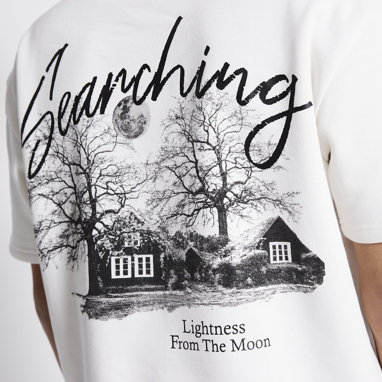 Printed sweat t-shirt "Again" Printed sweat t-shirt "Again"